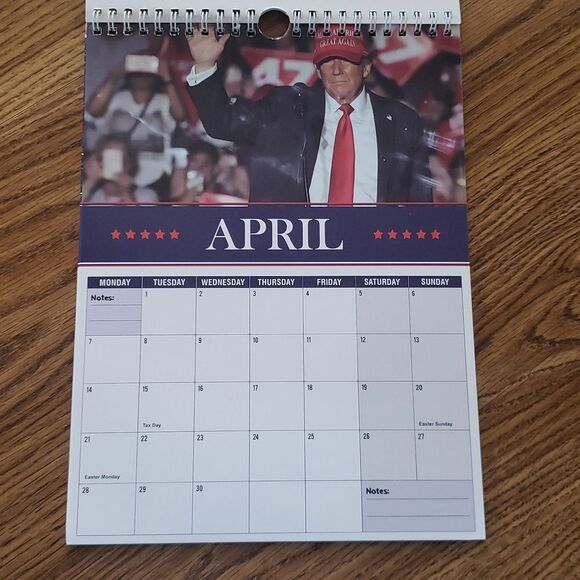 3/$20!💥💥CLEARANCE!!💥💥Donald Trump "Making America Great Again" 2025 Calendar - Picture 5 of 14